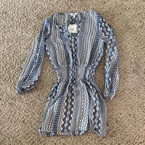 Jack by BB Dakota blue and white mini dress